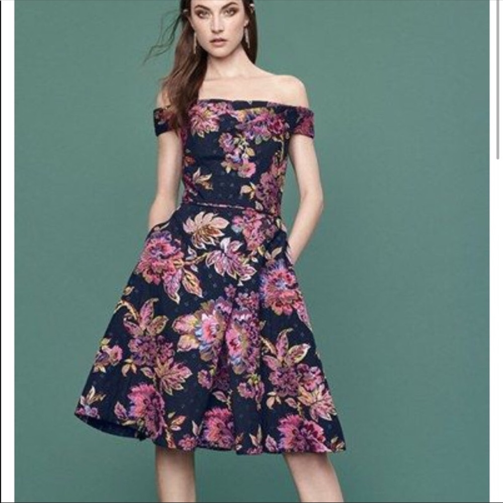 Adrianna pappell beautiful jacquard dress